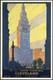 Cleveland Union Terminal 1930 Travel Poster New York Central Wall Art Retro