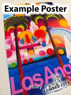 Cleveland Union Terminal 1930 Travel Poster New York Central Wall Art Retro