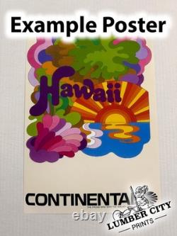 Cleveland Union Terminal 1930 Travel Poster New York Central Wall Art Retro