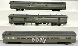 Custom O Scale New York Central 6-Car Passeneger Set 2-Rail