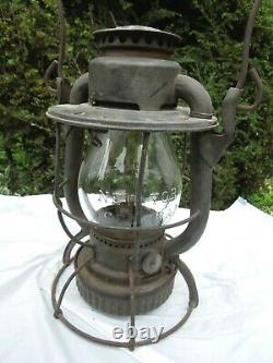 Dietz Vesta New York Central Railroad Kerosene Lantern Nice, Original