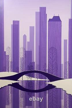 Eyvind Earle Central Park Hand Signed Serigraph Fine Art New York SUBMIT OFFER