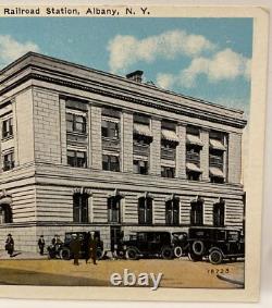 George Washington 1 Cent Stamp 1789-1797 New York Central RR Station Albany 1939