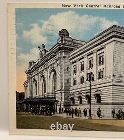 George Washington 1 Cent Stamp 1789-1797 New York Central RR Station Albany 1939