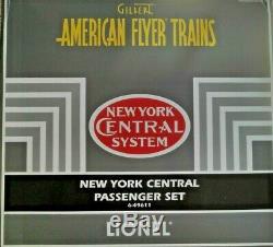 Gilbert American Flyer New York Central Passenger Set 6-49611 Lionel, NIB