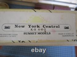 HO 1/87 Scale VINTAGE BRASS NEW YORK CENTRAL K-5 4-6-2 LOCOMOTIVE With TENDER+ BOX
