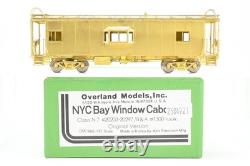 HO Brass OMI Overland Models NYC New York Central N7 Steel Bay Window Caboose