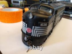 HO Broadway Limited F7A&B Locomotives set New York Central #1638 2426 with Sound
