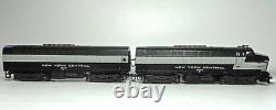 HO KATO New York Central RF-16 Shark Nose Lightning Stripe Diesels DCC & Sound
