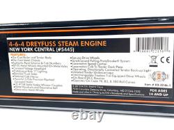 HO MTH 80-3246-1 New York Central Dreyfuss Hudson Loco 4-6-4 #5445 -Proto 3.0