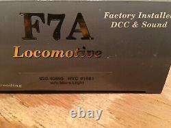 HO Proto 2000 New York Central F7A Locomotive NYC #1681 DCC SOUND Weathered