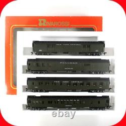 HO Scale NEW YORK CENTRAL 1930s Passenger 4-Car Set A, Interiors, Rivarossi 6924