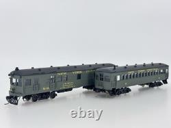 HO Scale NJ Custom Brass #152 New York Central Gas Motor Rail Car Set NYC