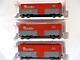 Ho Trix Set Of 3 New York Central Pacemaker Freight Cars New (107aa)