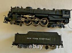 HO Tenshodo New York Central #5427 4-6-4 Brass Steam Locomotive Coal Tender