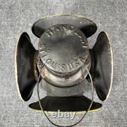 Handling St. Louis 4 Way New York Central System Railroad Lanturn Glass Lenses