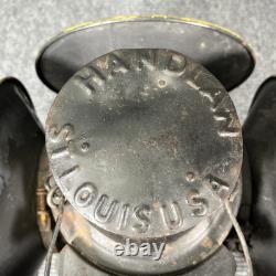 Handling St. Louis 4 Way New York Central System Railroad Lanturn Glass Lenses