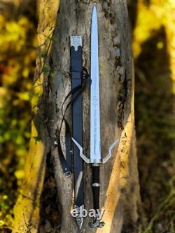 Handmade Carbon Steel The Witcher Sword, Sword of Geralt of Rivia, Feline Sword