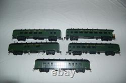 Ho Scale Roundhouse New York Central Harriman 5 Coach Set Kadees, Nmra