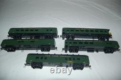 Ho Scale Roundhouse New York Central Harriman 5 Coach Set Kadees, Nmra