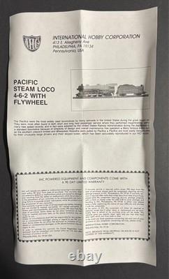IHC LOCO 4-6-4 Pacific M9920 New York Central Road 3267 Ho Scale Premier Series