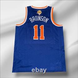 Jalen Brunson Ny Knicks 2026 Finals Blue Jersey Size Large Nice