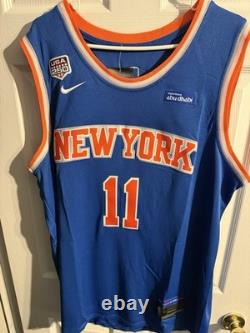 Jalen Brunson Stitched NBA Finals Jersey New York Knicks Size XL