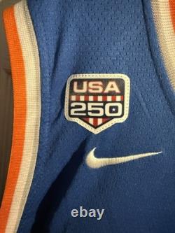 Jalen Brunson Stitched NBA Finals Jersey New York Knicks Size XL
