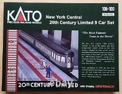 KATO N Scale New 2024 New York Central 20th Century Limited 9 Car Set 106-100