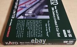 KATO N Scale New 2024 New York Central 20th Century Limited 9 Car Set 106-100