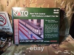 KATO N Scale New York Central 20th Century Limited 9 Car Set 106-100