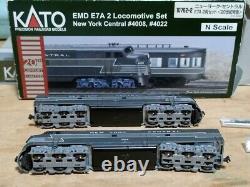 KATO USA 10762-2 New York Central E7A 4008 4022 2 Car Set NYC 20th Century Ltd