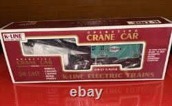 K-LINE New York Central Crane Car. Original Box Mint Condition