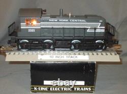 K-Line 2321 New York Central Dual Motor Pwr'd S-2 Diesel O/027 ga. Wks/ Lionel