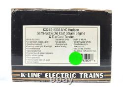 K-Line New York Central 5335 O Gauge Hudson Steam Locomotive and Tender