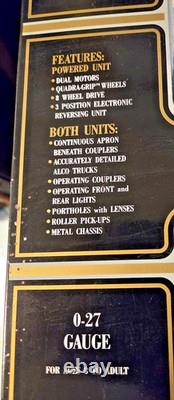 K-Line TWIN A ALCO UNITS, New York Central, 0-27 gauge, New in Box