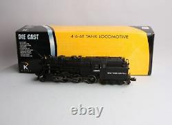 K-Line k3470-1295CC New York Central 4-6-6T Tank Steam Locomotive #1295 NIB