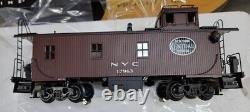 K-line New York Central Smoking Wood Sided Caboose! O Scale Train Nyc Smoke