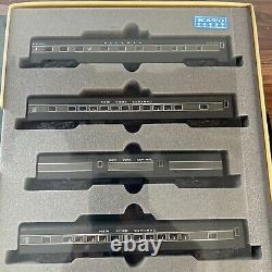 Kato 106-023 N New York Central Smooth Side Passenger Cars (Set of 4) Read