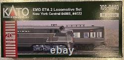 Kato 106-0440 E7 Locomotive Set (2) New York Central #4008 #4022 N Scale DCC Rdy