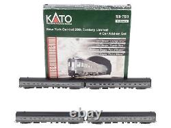Kato 106-7130 N New York Central 20th Century Add On Passenger Car (Set of 4) LN