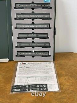 Kato N scale 106-013 New York Central Passenger Smooth Side 6 Car Set 605688