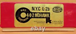 Key Imports HO Scale Brass NYC L-2b 4-8-2 Mohawk Steam Locomotive & Tender/Box