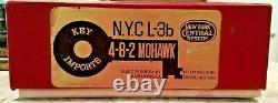 Key Imports HO scale brass New York Central L-3b Mohawk Steam Loco, in OB WithDCC