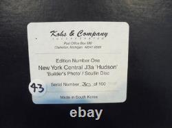 Kohs & Company 2 Rail New York Central J3a'Hudson' Edition #1 NIB