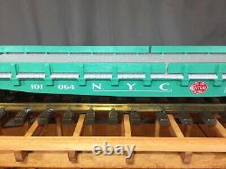 LGB 41540 New York Central Flatcar Set Plastic Wheels LN/Box G Scale