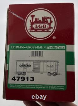 LGB 47913 New York Central 40ft Standard Single Door Boxcar NYC 121346 G Scale