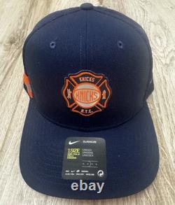 LIMITED Nike New York Knicks FDNY NYC Reflective NBA City Edition Snapback Hat