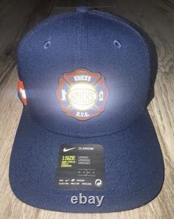 LIMITED Nike New York Knicks FDNY NYC Reflective NBA City Edition Snapback Hat