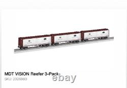 LIONEL 2026980 VISION LINE NEW YORK CENTRAL REFRIGERATED 3 CARS FREIGHTSOUNDs